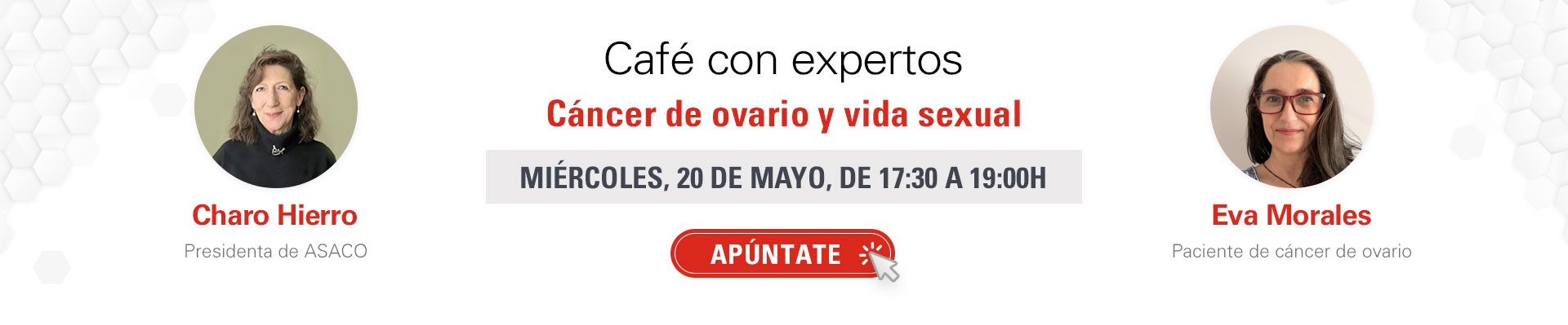 Café con expertos: “Cáncer de ovario y vida sexual”