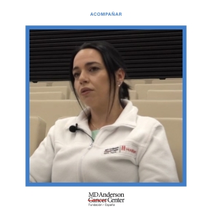Alexandra, ¿cómo tienes que afrontar el trato con pacientes oncológicos?