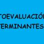 Autoevaluación Determinantes 2019-2020. 