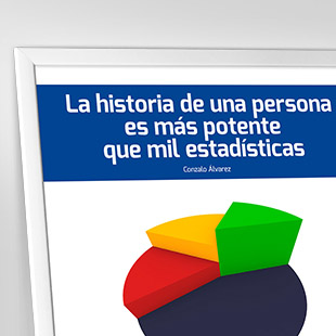 La historia de una persona es más potente que mil estadísticas