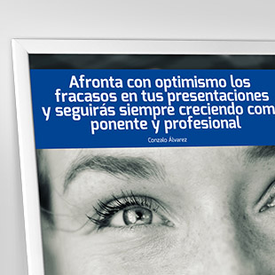 Afronta con optimismo los fracasos en tus presentaciones y seguirás siempre creciendo como ponente y profesional